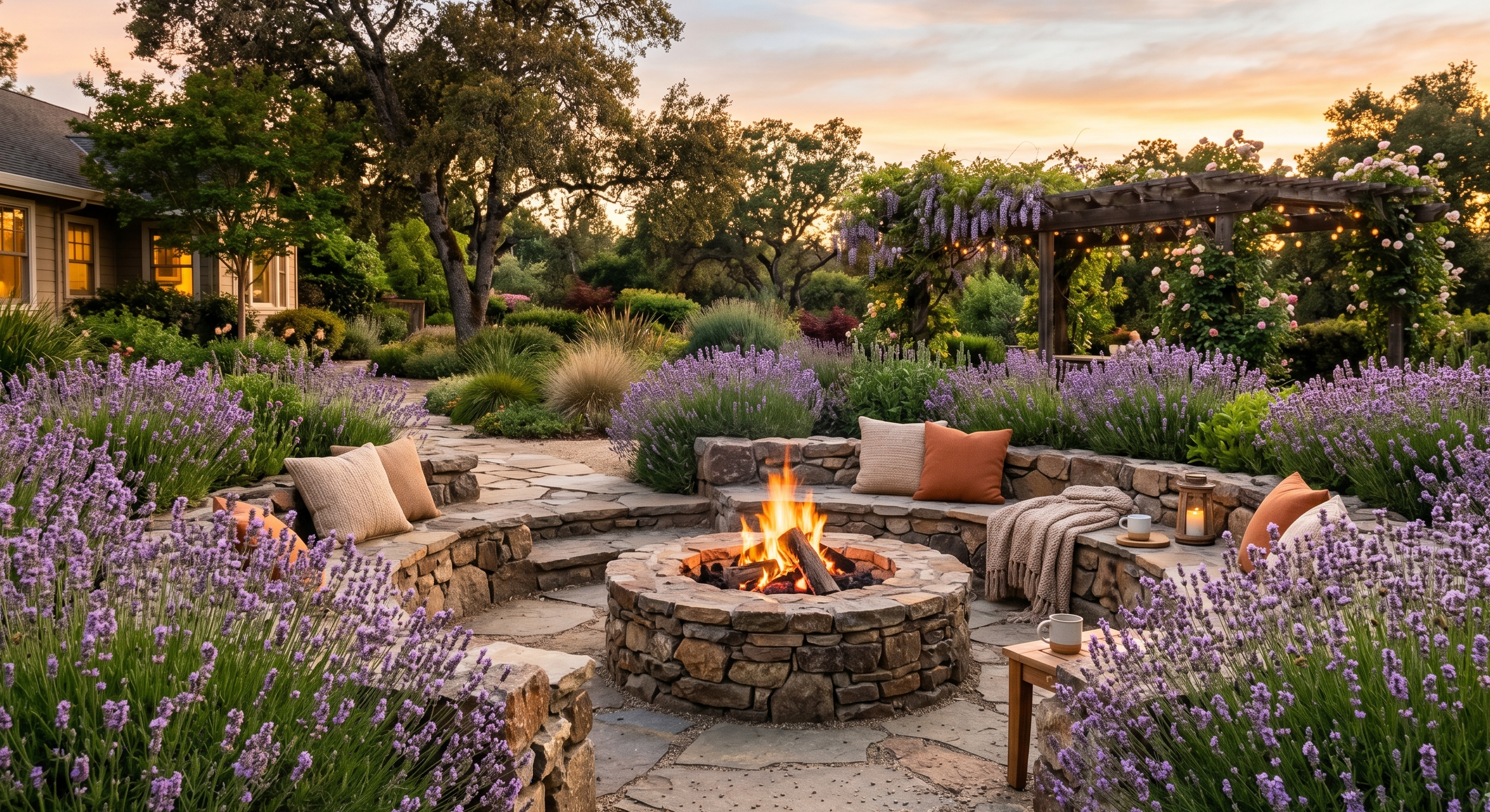 Backyard Fire Pit Landscaping Ideas
