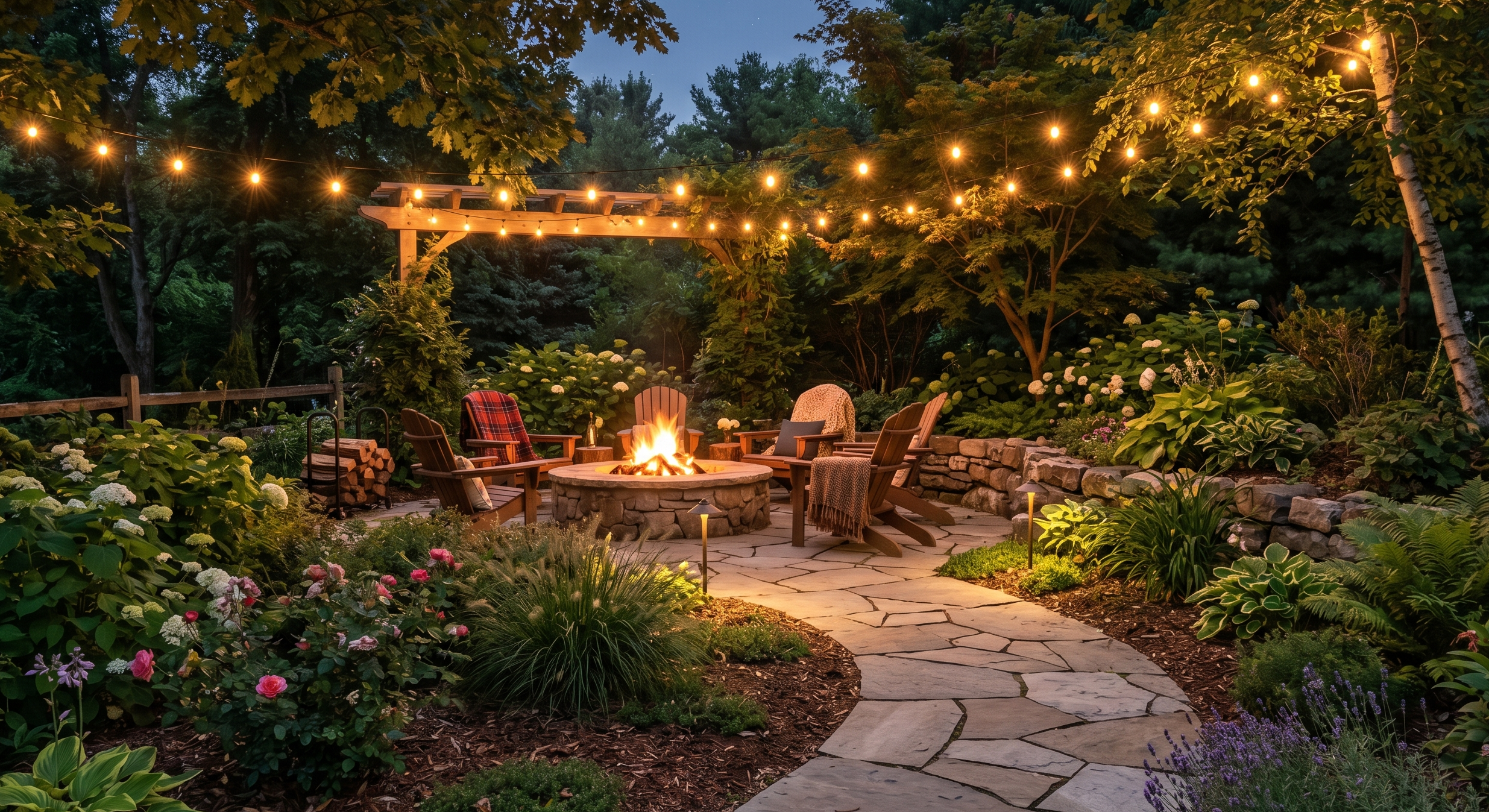 Backyard Fire Pit Landscaping Ideas