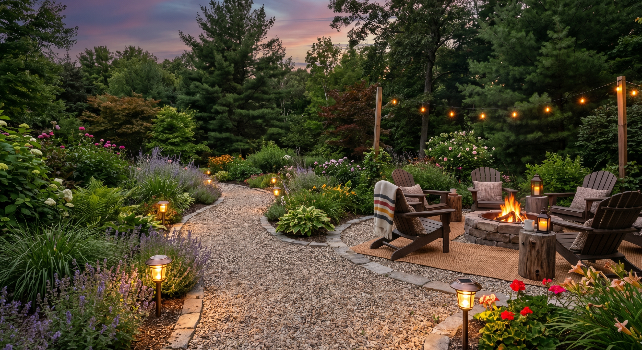 Backyard Fire Pit Landscaping Ideas