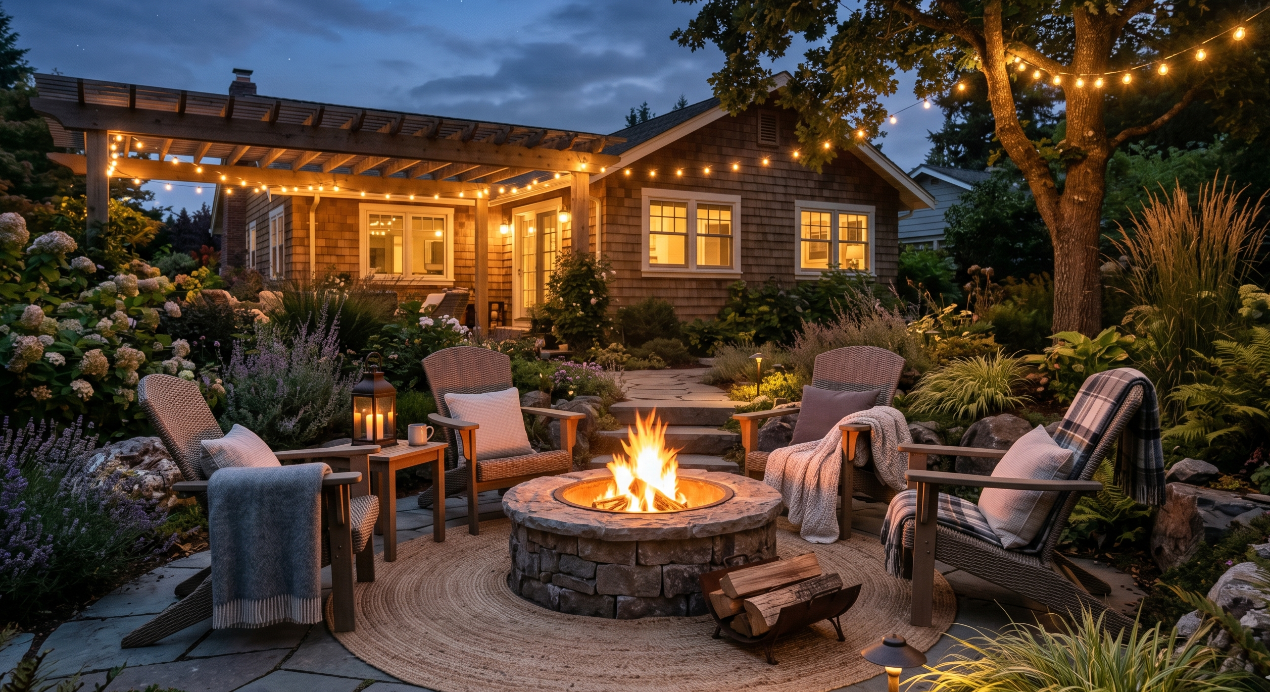 Backyard Fire Pit Landscaping Ideas