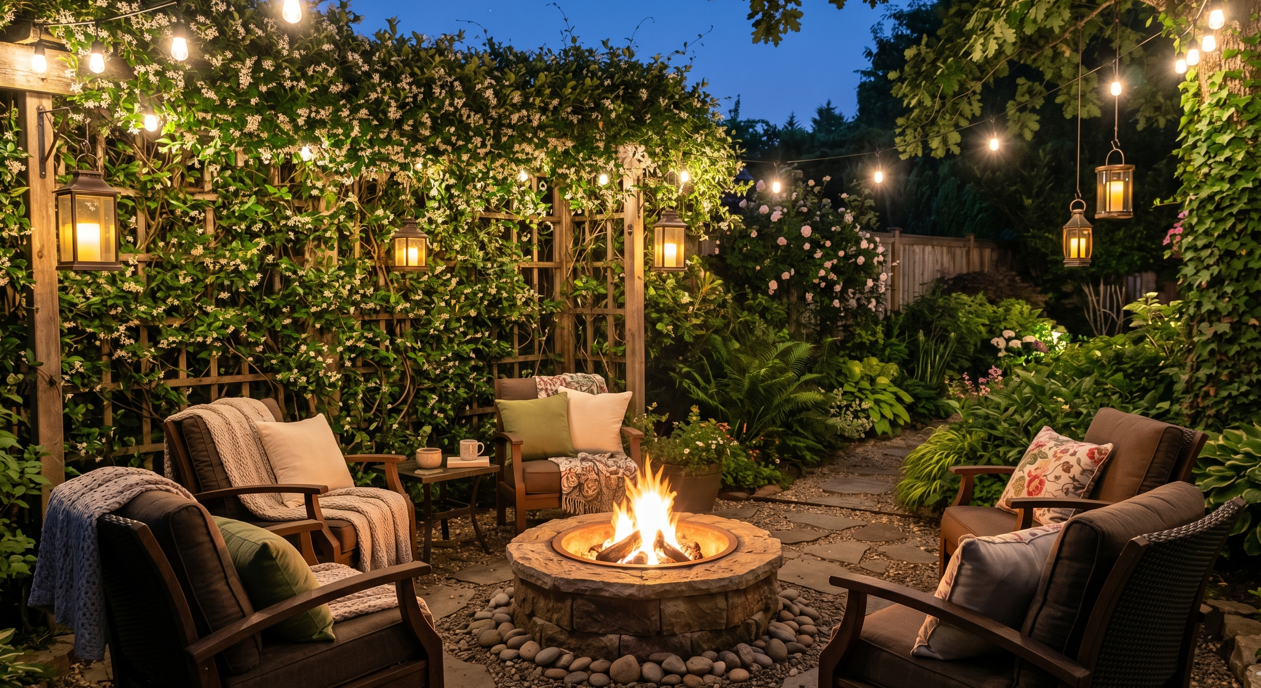 Backyard Fire Pit Landscaping Ideas