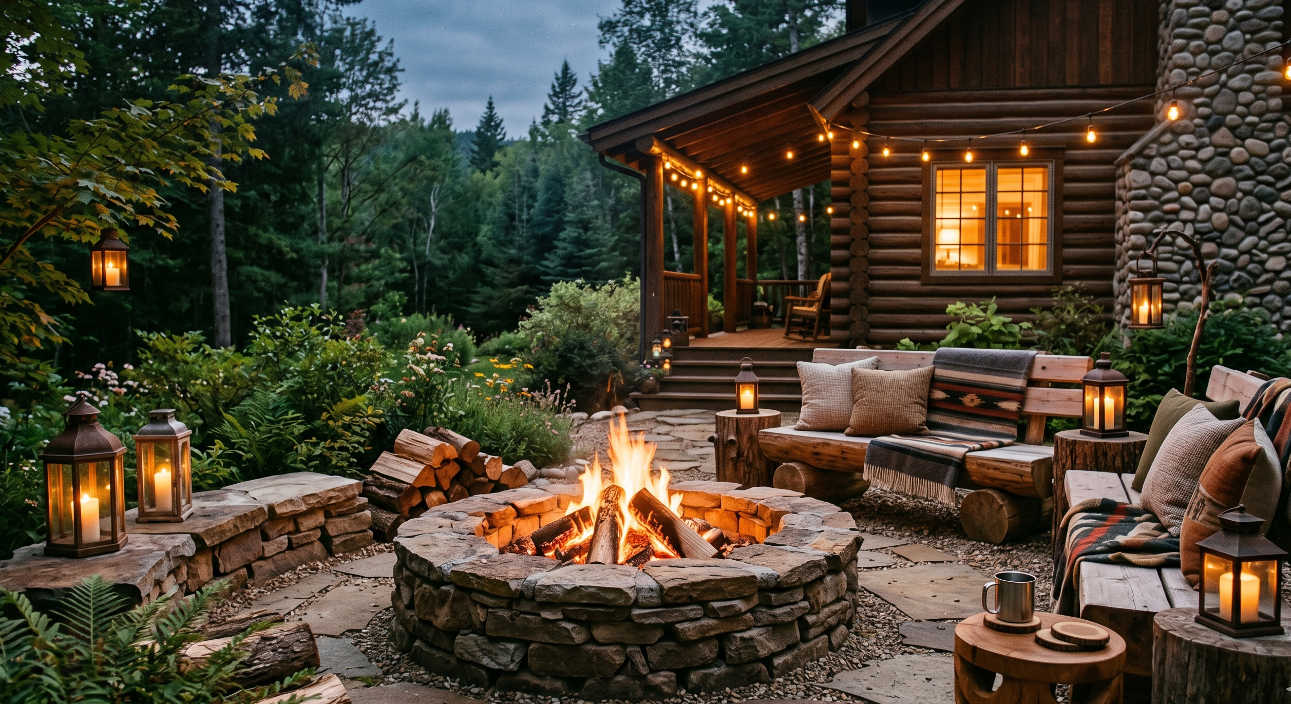 Backyard Fire Pit Landscaping Ideas