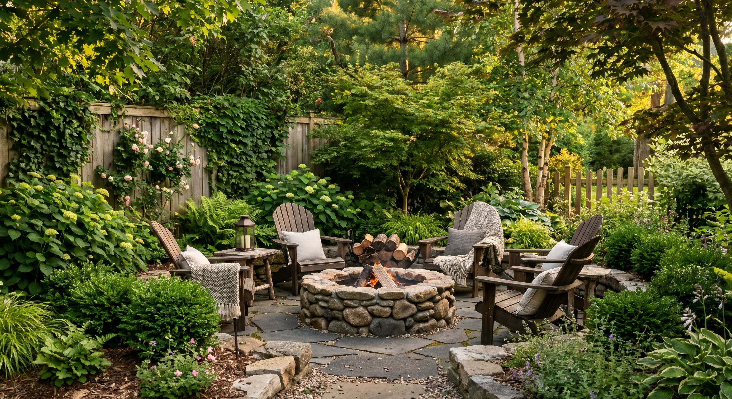 Backyard Fire Pit Landscaping Ideas