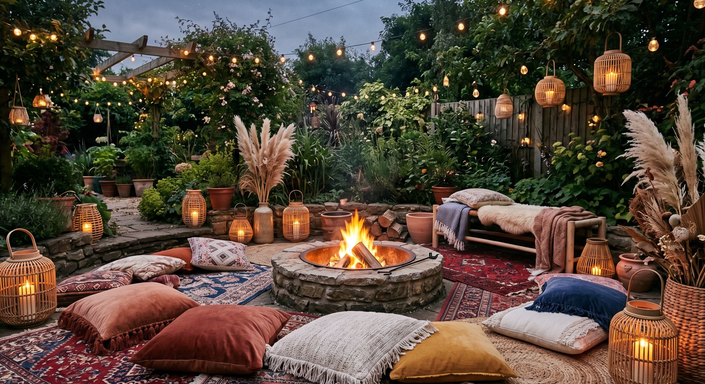Backyard Fire Pit Landscaping Ideas