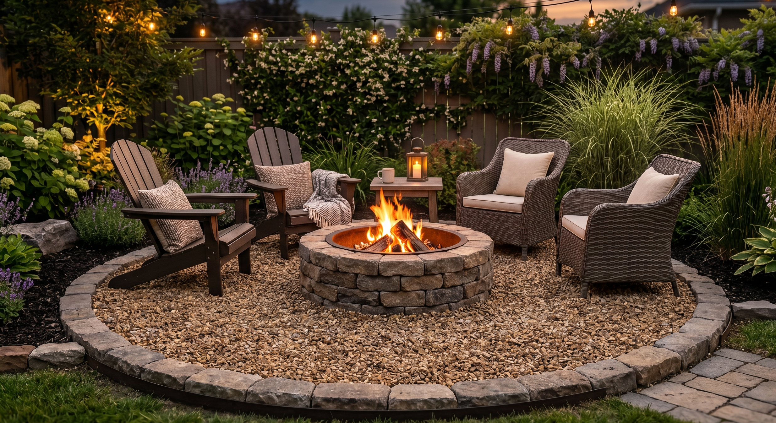 Backyard Fire Pit Landscaping Ideas