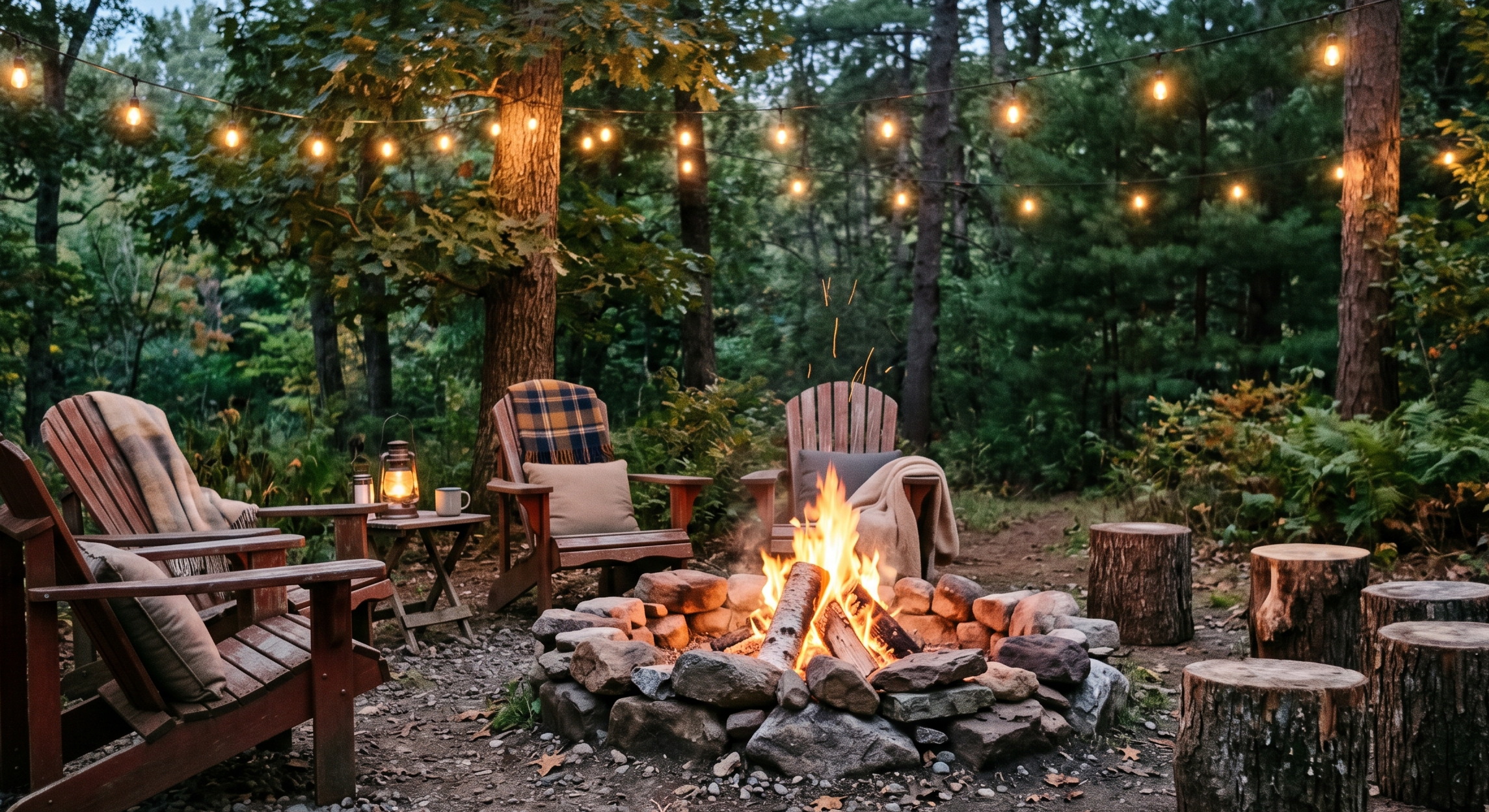 Cozy Outdoor Fire Pit Area Ideas