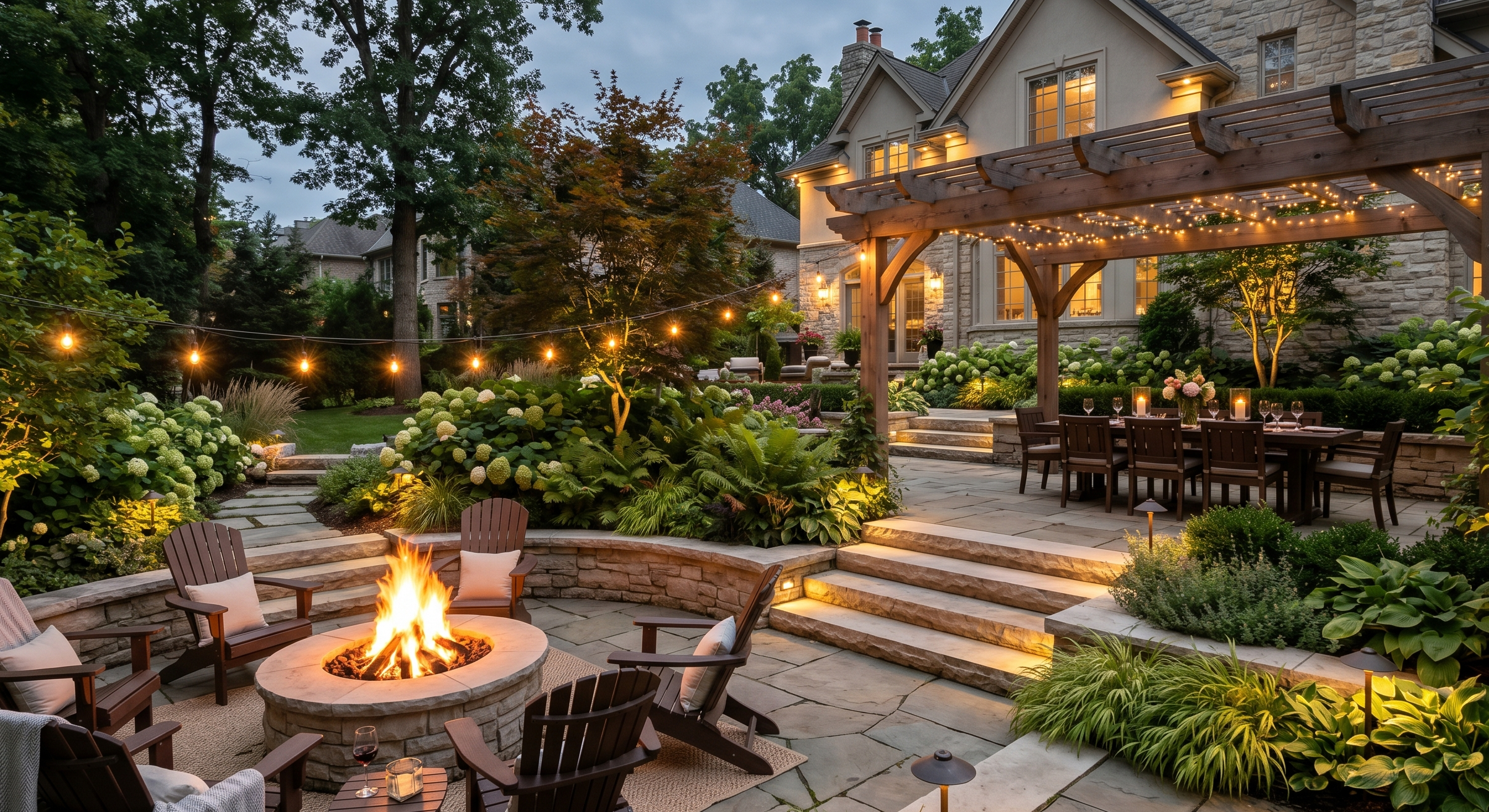 Cozy Outdoor Fire Pit Area Ideas