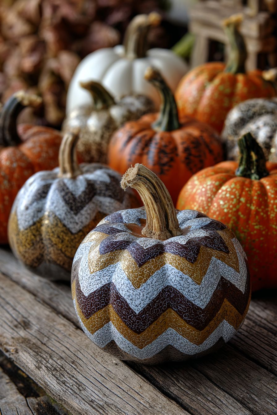 Create Patterns with Chevron Stripes