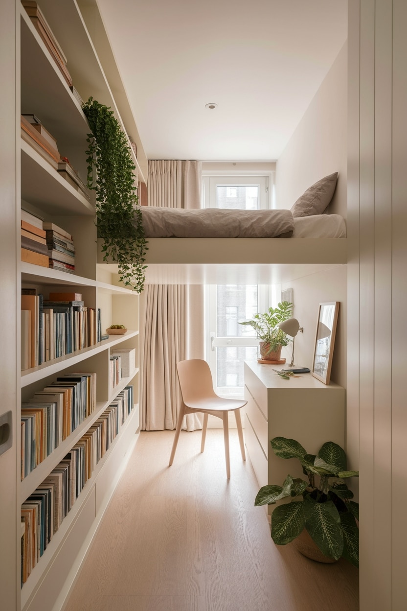 maximize storage with shelving