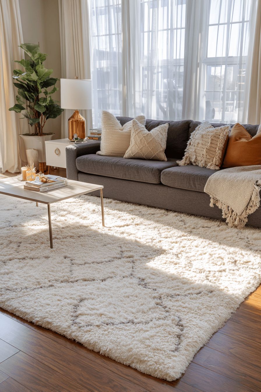 Add Warmth with a Cozy Area Rug