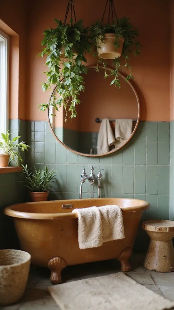 earthy color palette sanctuary