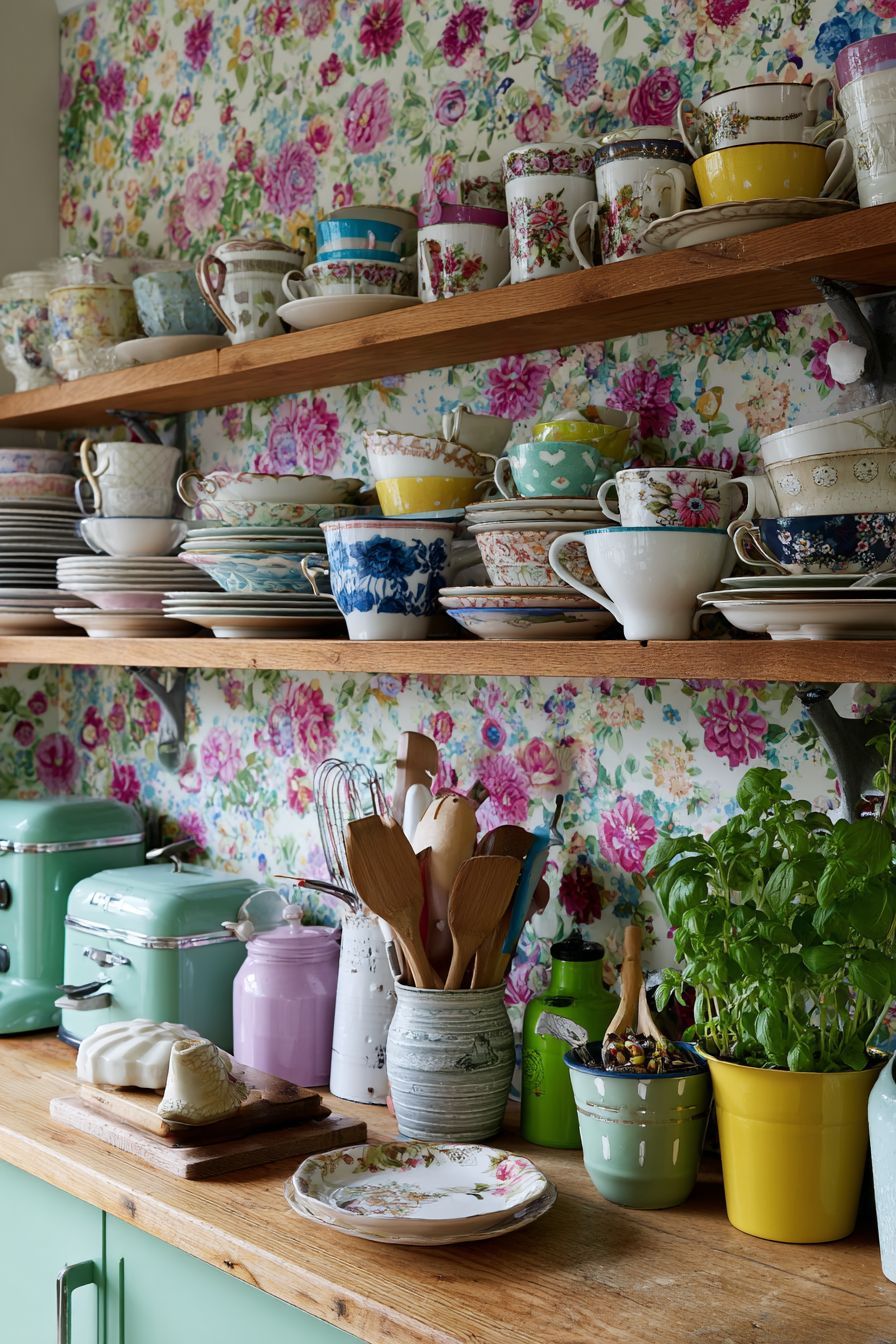 Create a Vintage Teacup Display