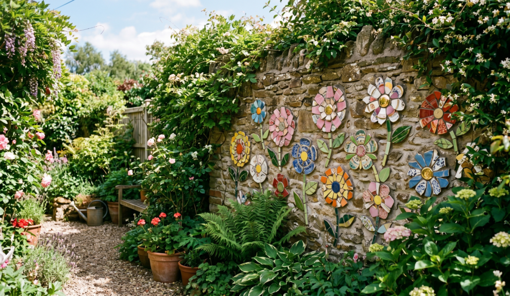 DIY Mosaic Flowers 