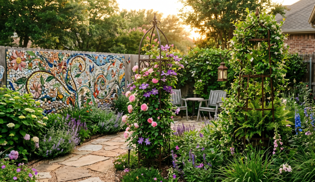 DIY Mosaic Flowers 