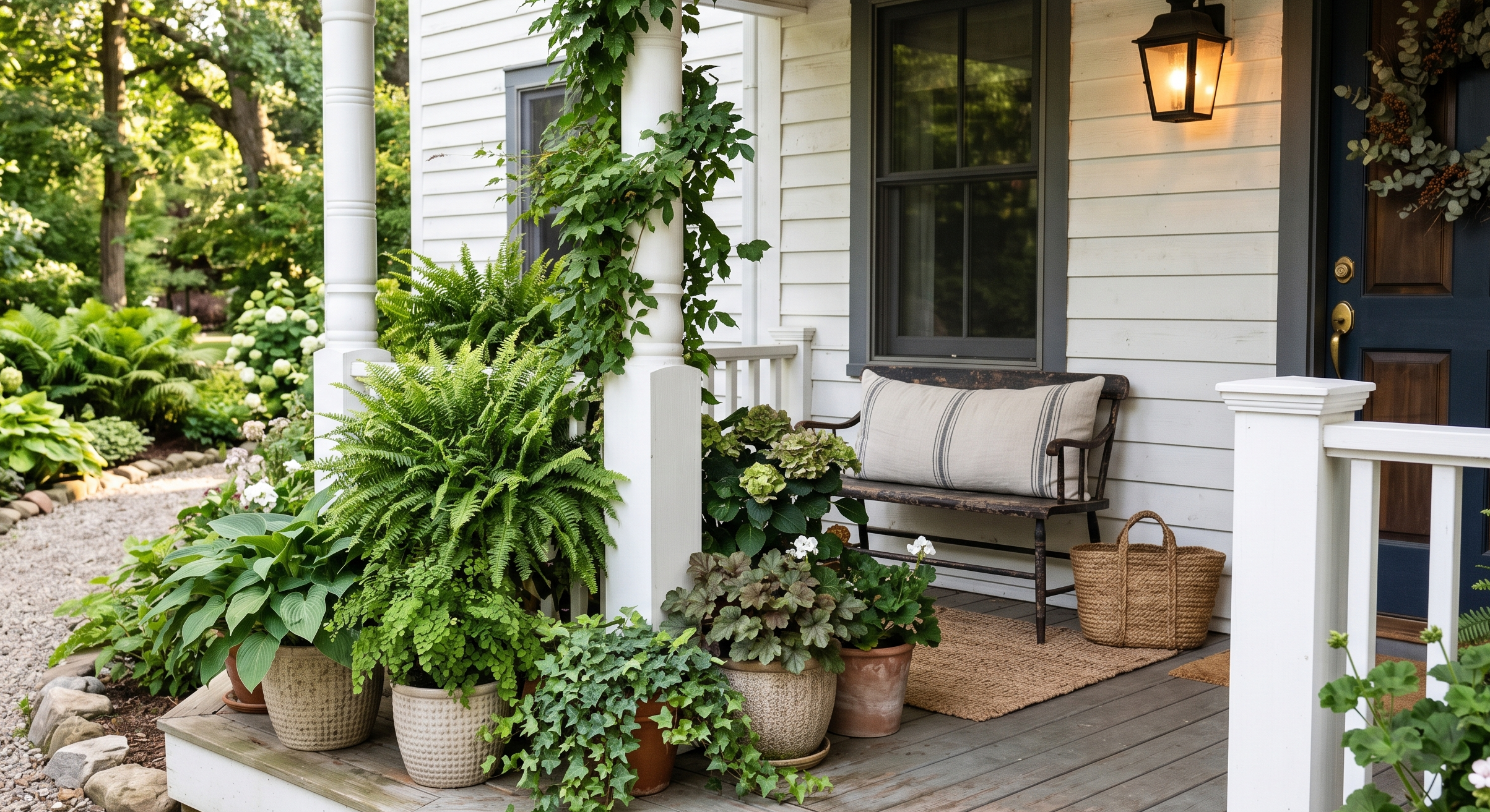 Small Front Yard Landscaping Around Porch