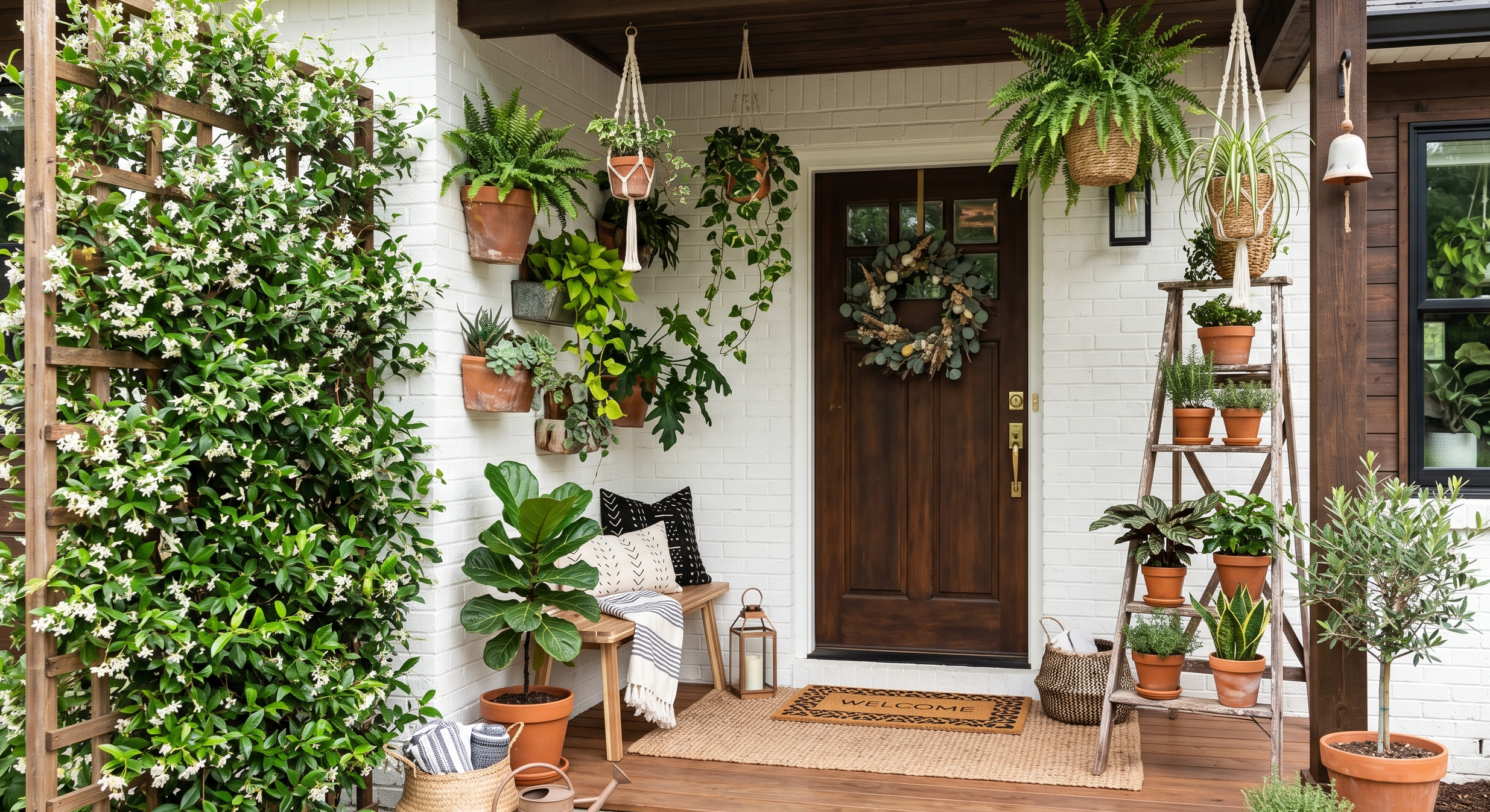 Small Front Yard Landscaping Around Porch