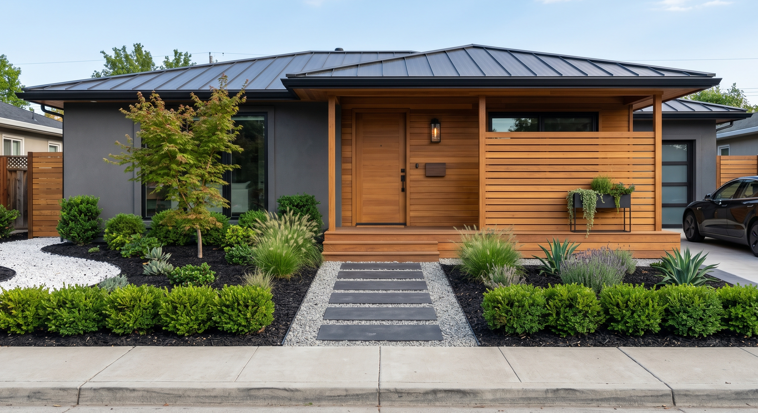 Small Front Yard Landscaping Around Porch