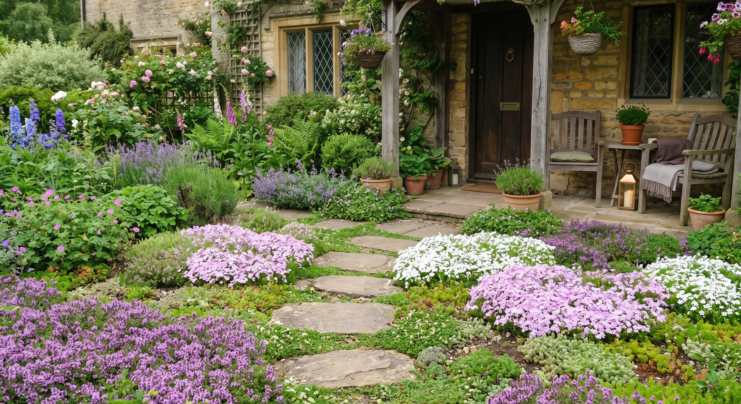Small Front Yard Landscaping Around Porch