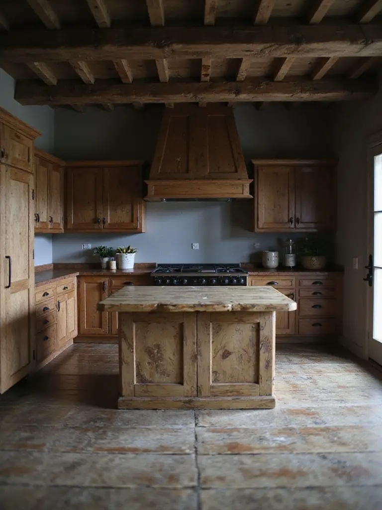 natural wood farmhouse design