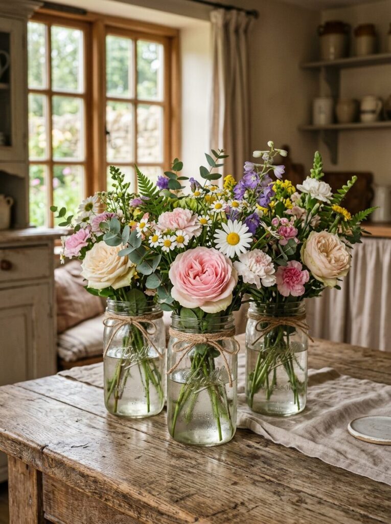 DIY Flower Home Decoration Ideas