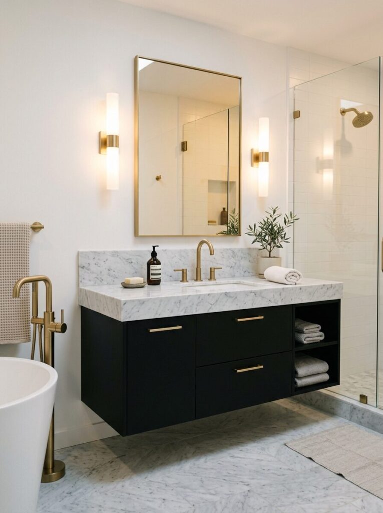 Black Vanity Bathroom Ideas