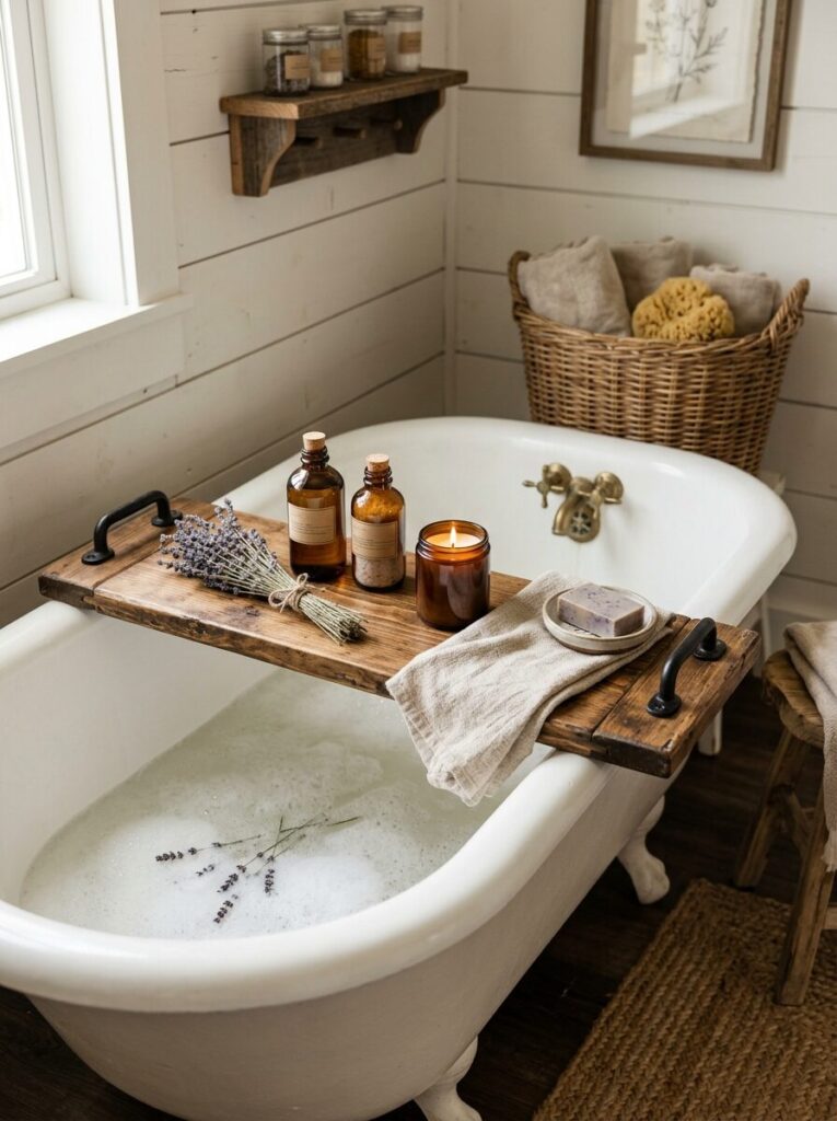 DIY Bathtub Tray Ideas
