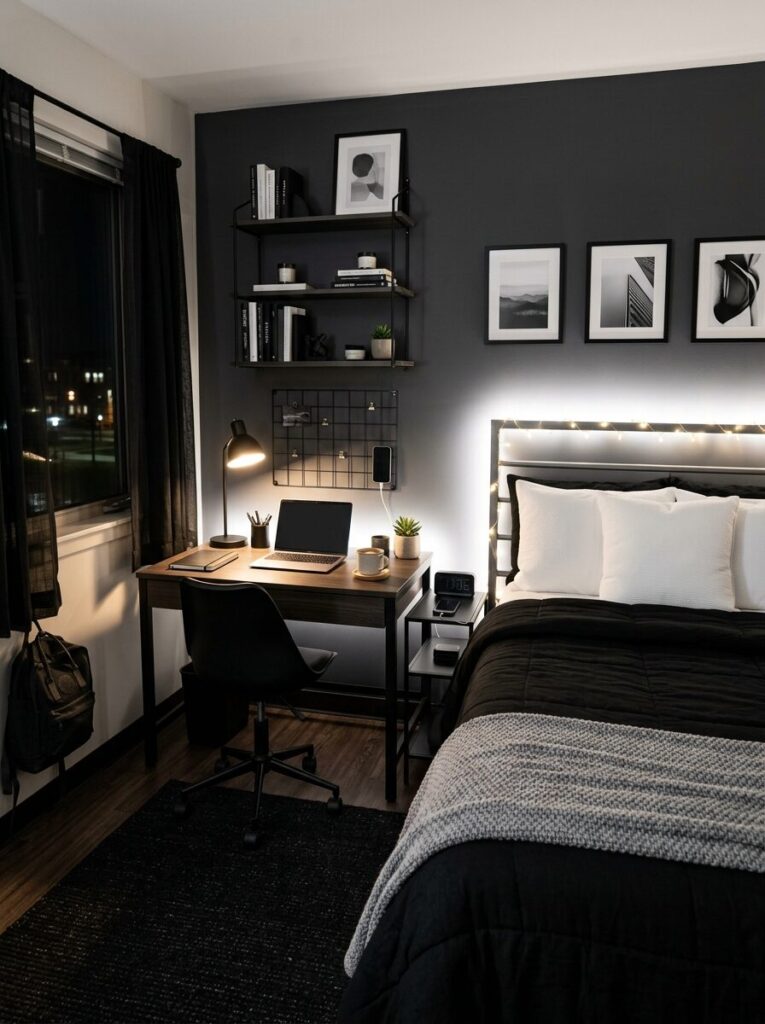 Aesthetic Boy Dorm Room Ideas
