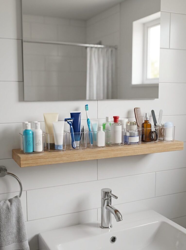 Dorm Bathroom Organization