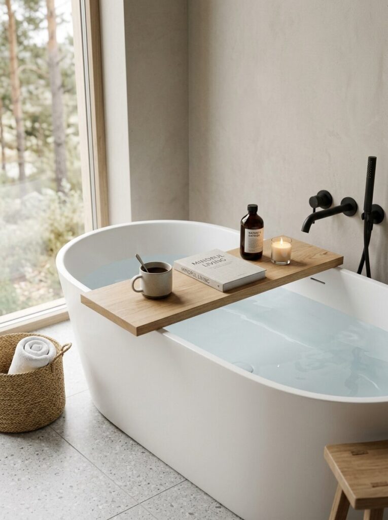 DIY Bathtub Tray Ideas