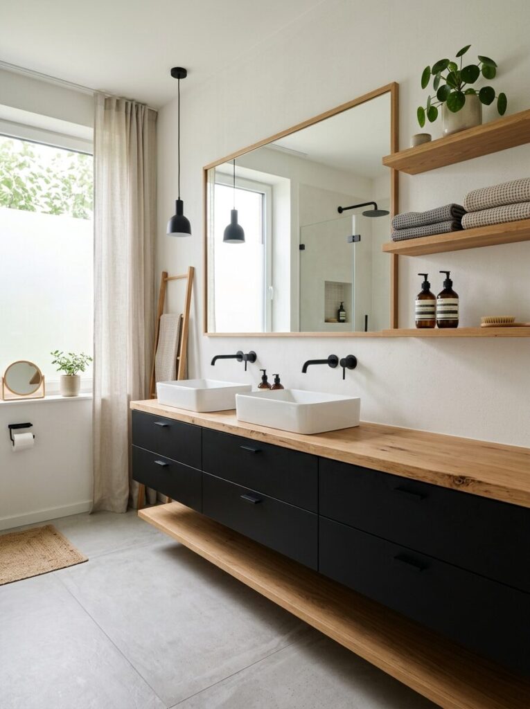 Black Vanity Bathroom Ideas