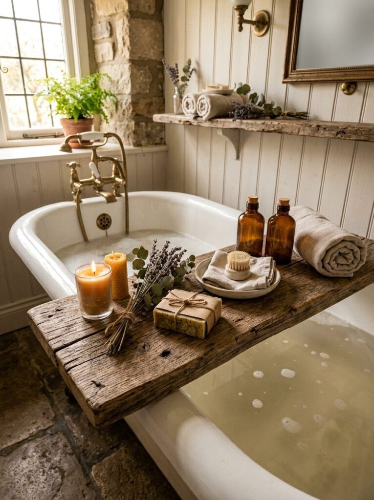 DIY Bathtub Tray Ideas