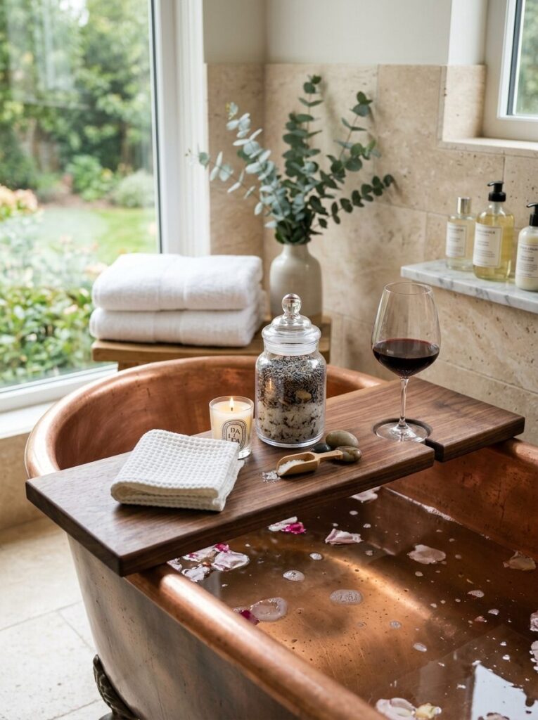 DIY Bathtub Tray Ideas