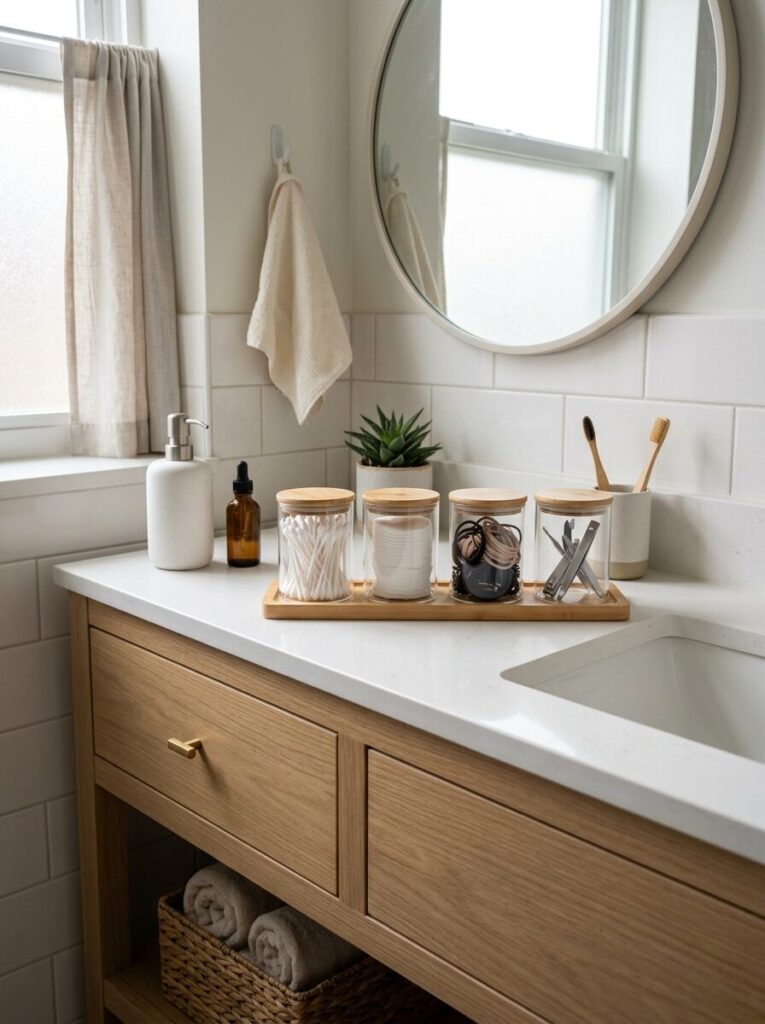 Dorm Bathroom Organization