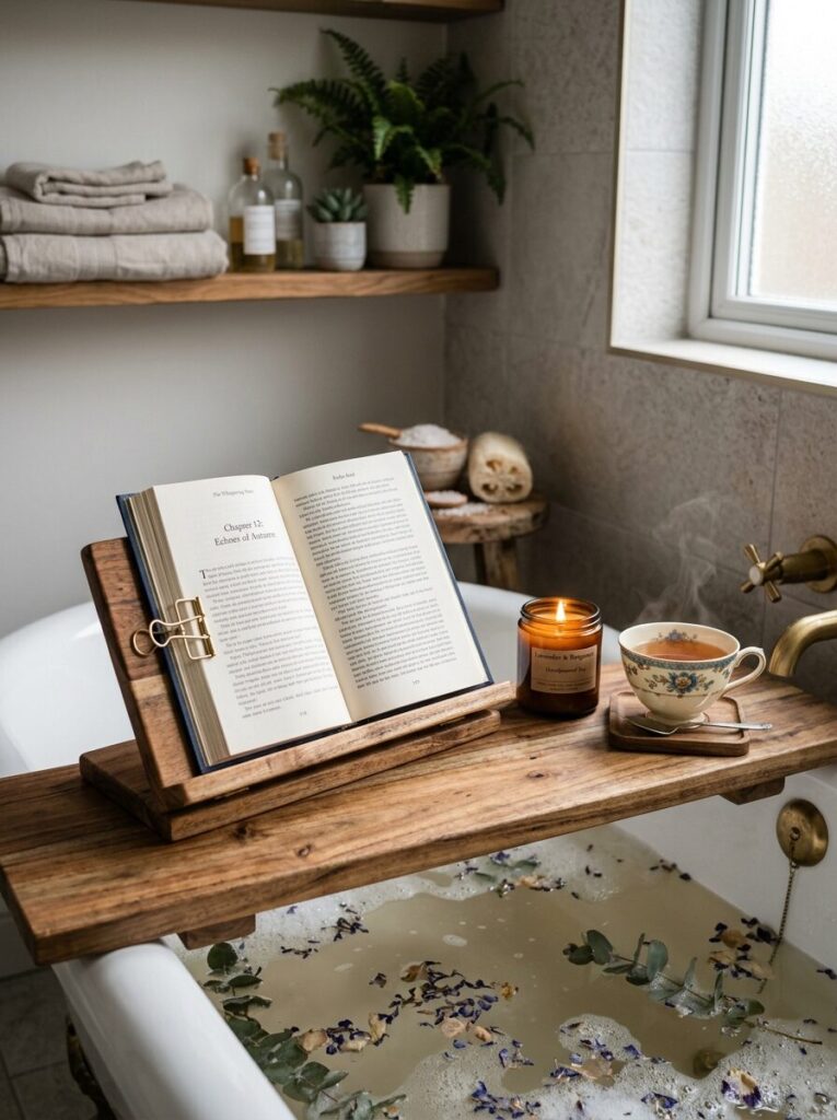 DIY Bathtub Tray Ideas