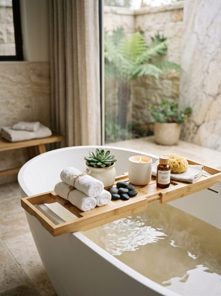 DIY Bathtub Tray Ideas