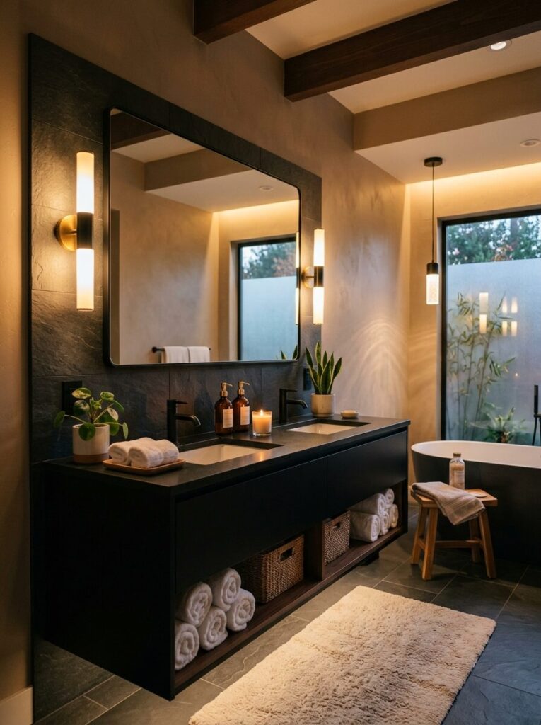 Black Vanity Bathroom Ideas