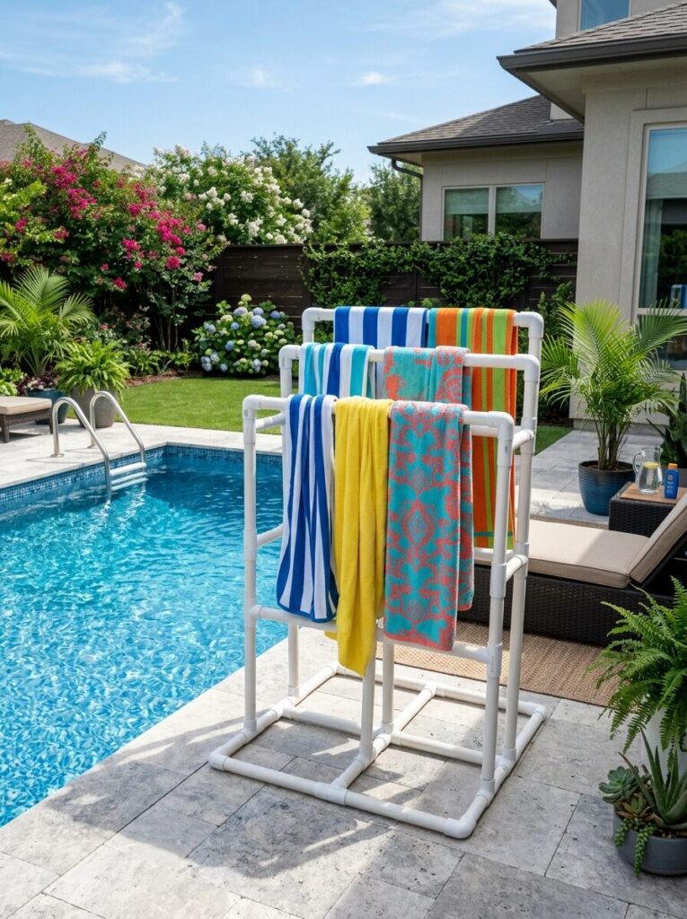 DIY Pool Storage Ideas