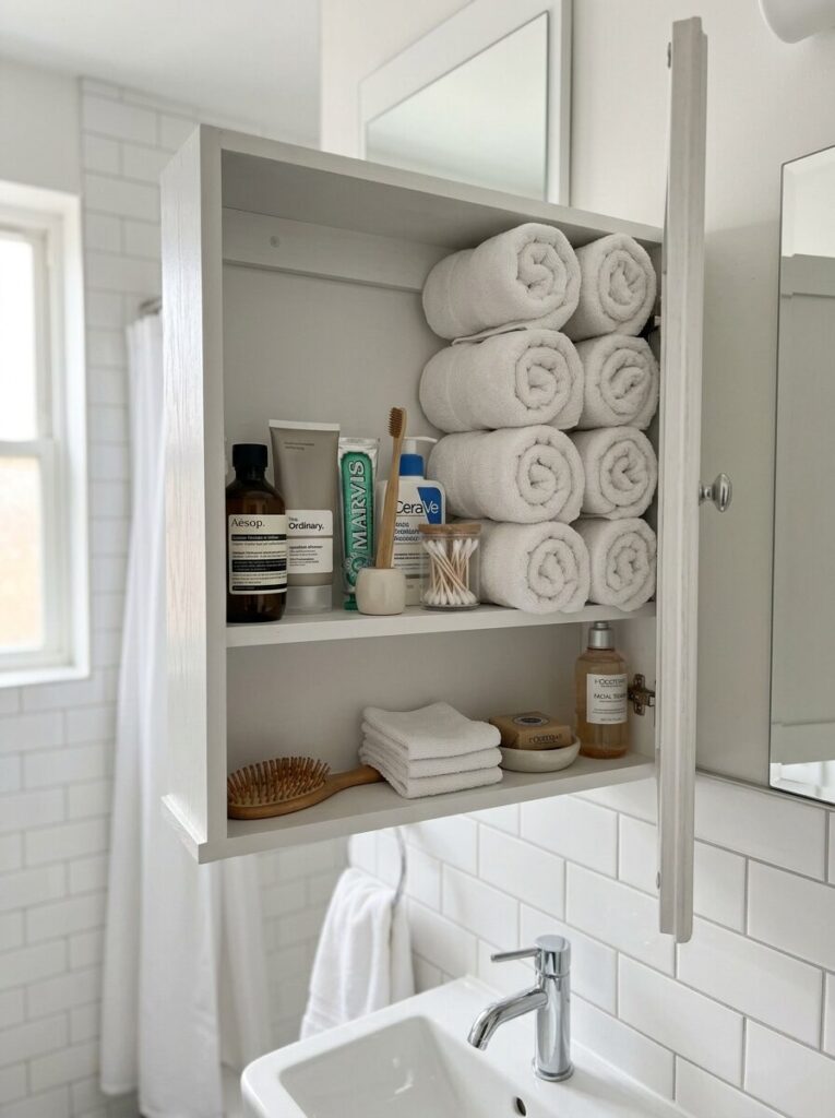 Dorm Bathroom Organization