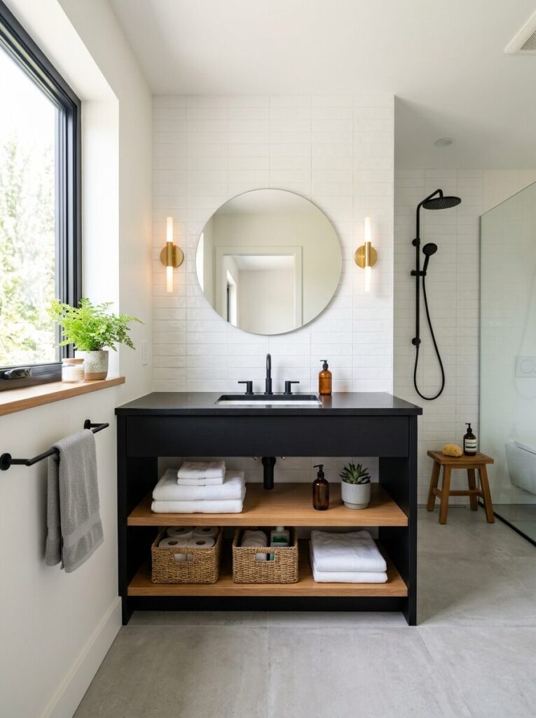 Black Vanity Bathroom Ideas