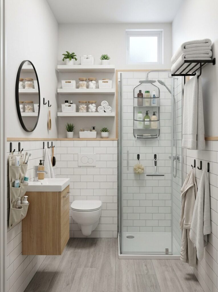 Dorm Bathroom Organization