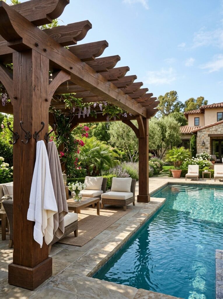 Pool Towel Storage Ideas