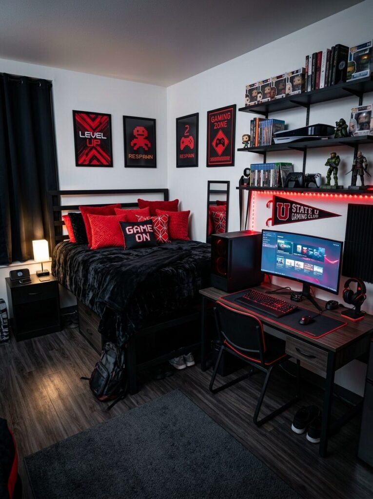 Aesthetic Boy Dorm Room Ideas