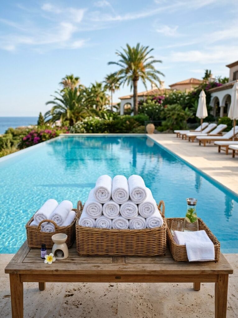 Pool Towel Storage Ideas