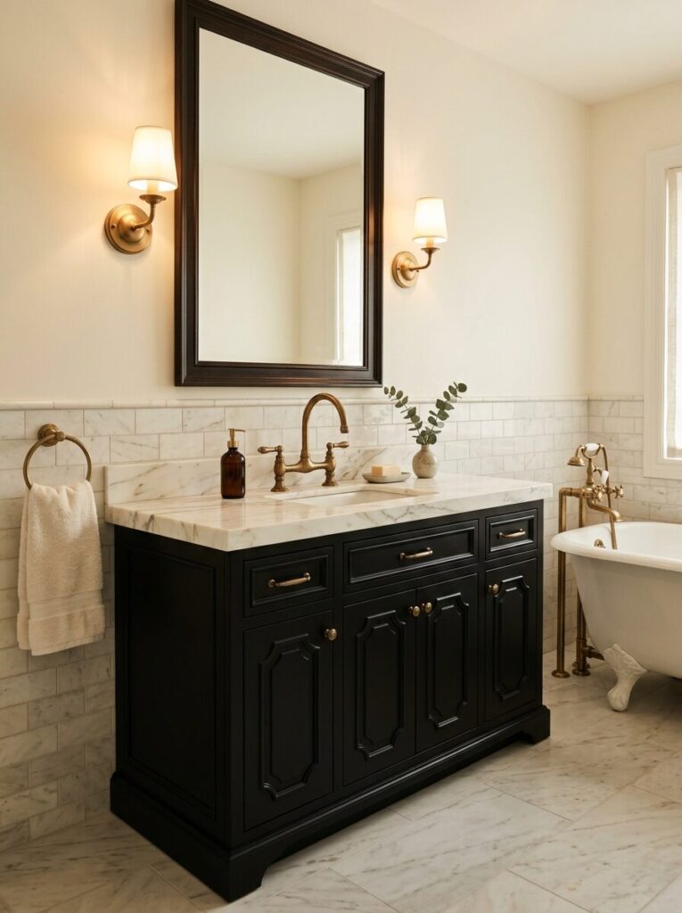 Black Vanity Bathroom Ideas