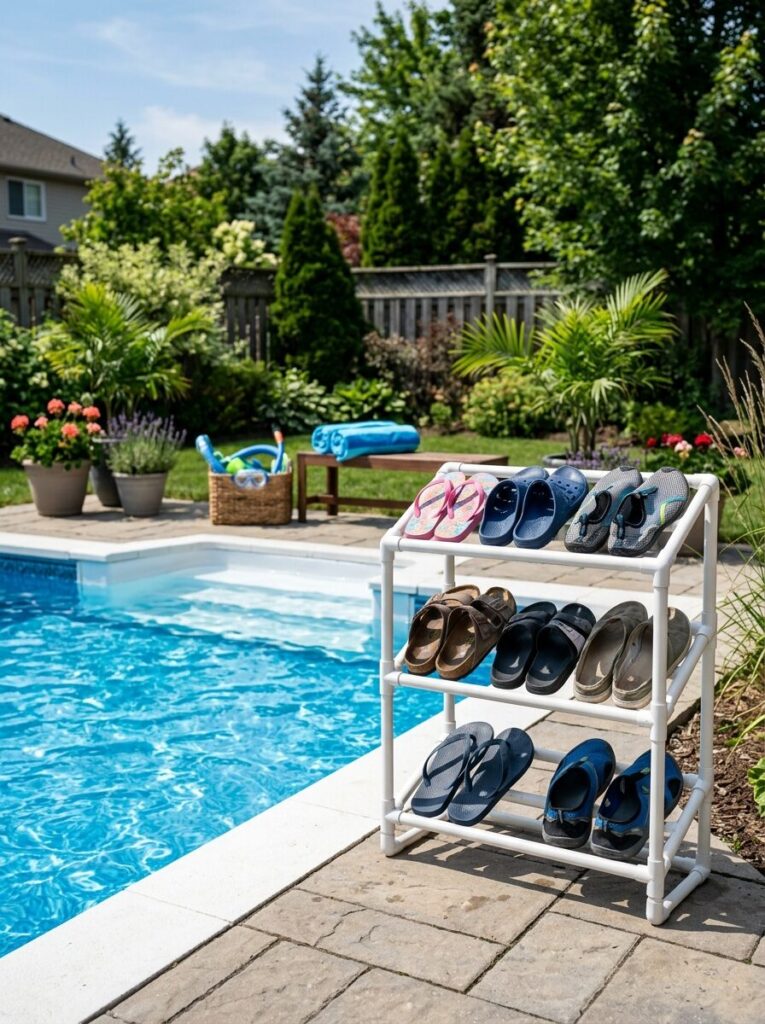 DIY Pool Storage Ideas