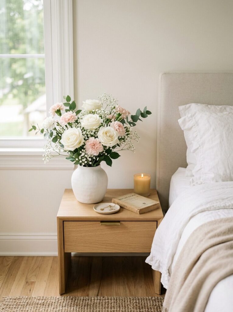Ultimate Pink and White Room