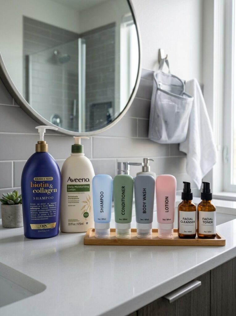 Dorm Bathroom Organization