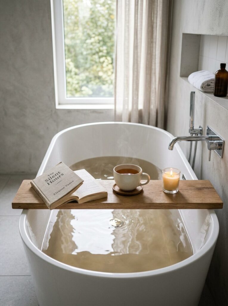 DIY Bathtub Tray Ideas