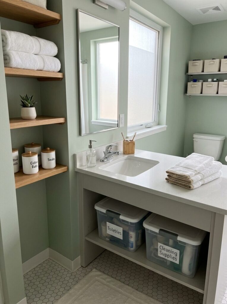 Dorm Bathroom Organization