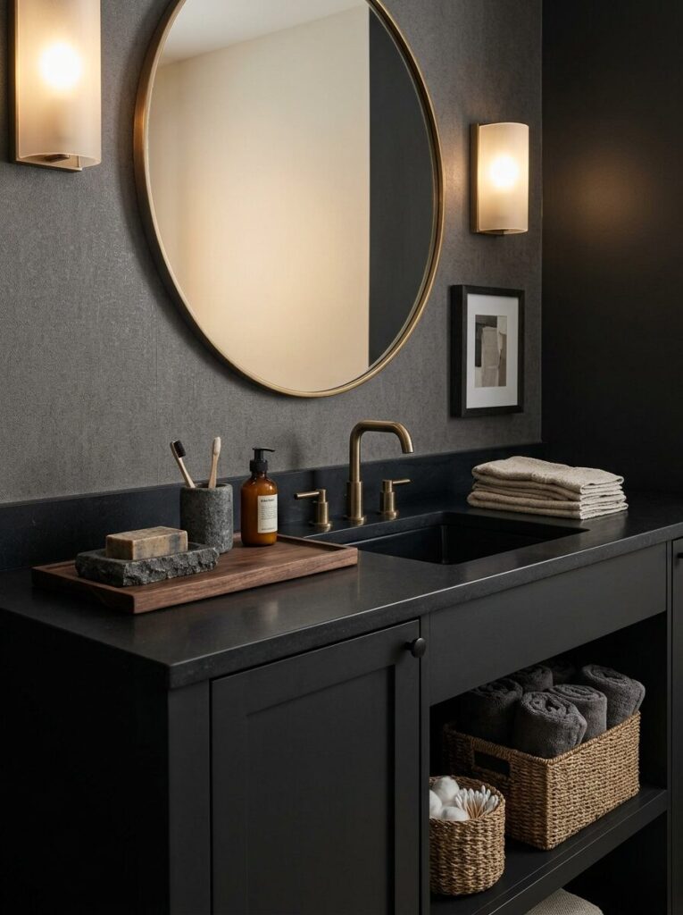 Black Vanity Bathroom Ideas